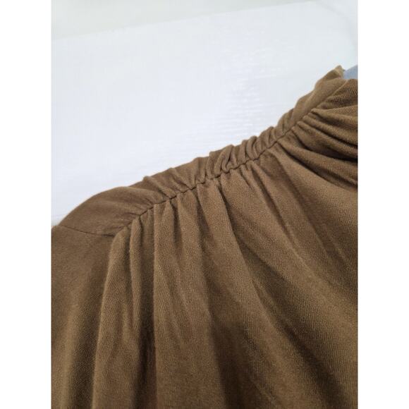 OGL Soft Flattering Turtleneck Mossy Brown Cabincore Brami Maxi Dress NWT, Sz XL - Picture 4 of 15